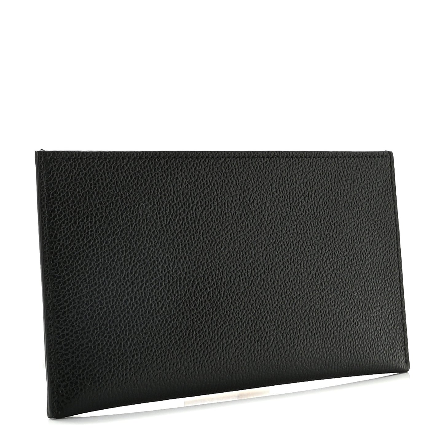 Calfskin Felicie Chain Wallet Card Holder Insert Black