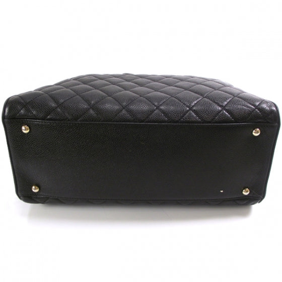Chanel Caviar Quilted Bowler Tote 4 of 11