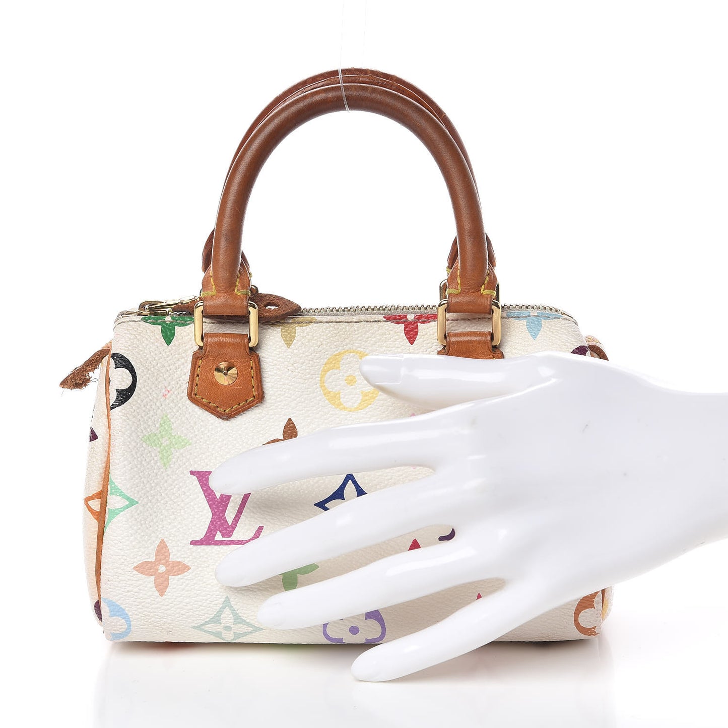 Monogram Multicolor Mini Sac HL Speedy White