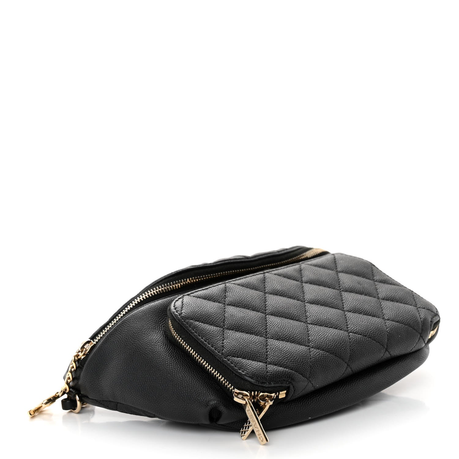 Chanel Caviar Quilted Business Affinity Waist Belt Bag Black 4 of 10
