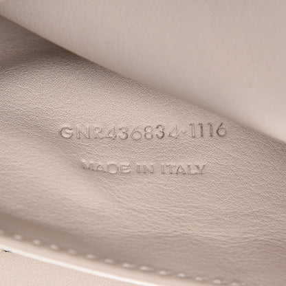 Saint Laurent Smooth Calfskin Baby Monogram Downtown Cabas Porcellana 7 of 9