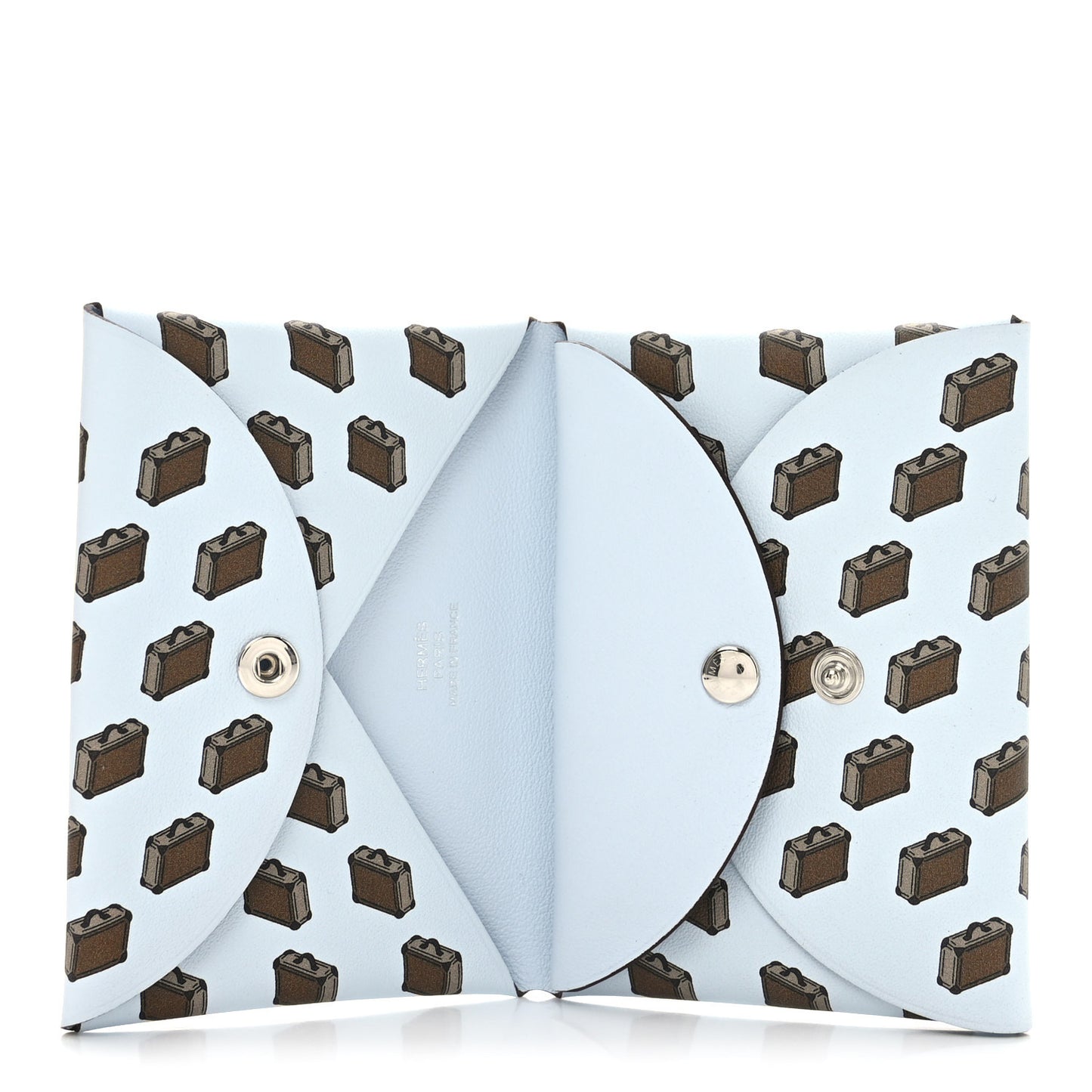 Swift Valises Calvi Duo Card Case Bleu Brume