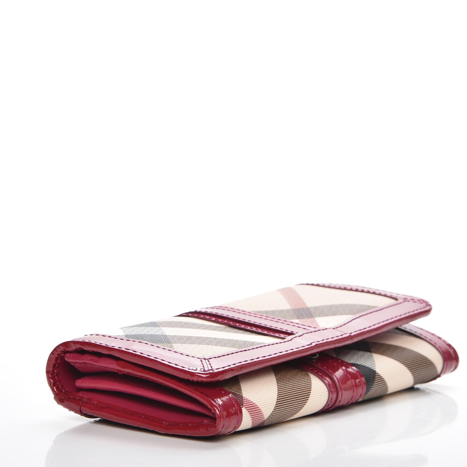 Burberry Supernova Check Penrose Continental Wallet Raspberry Sorbet 4 of 7