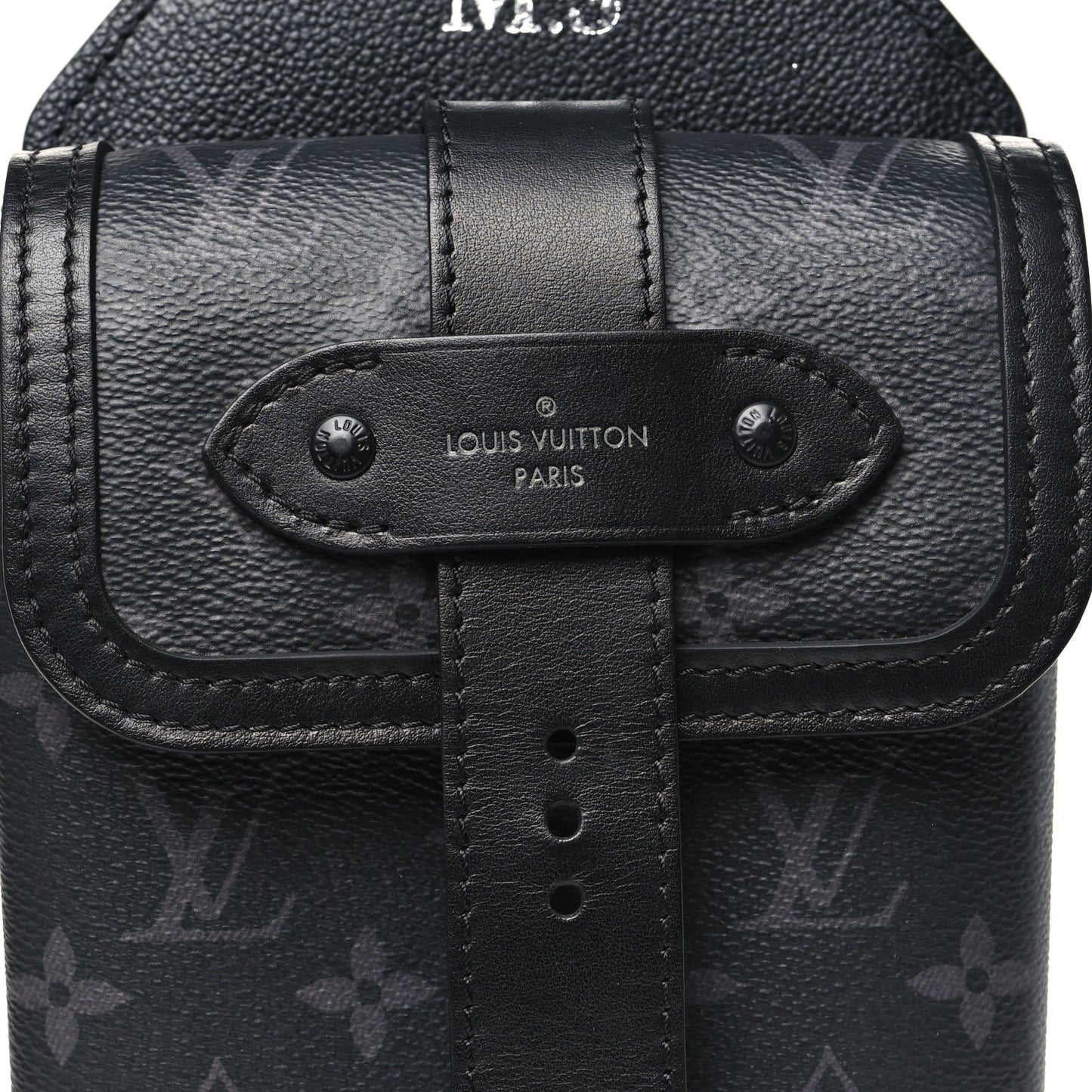 Monogram Eclipse Saumur Slingbag Black
