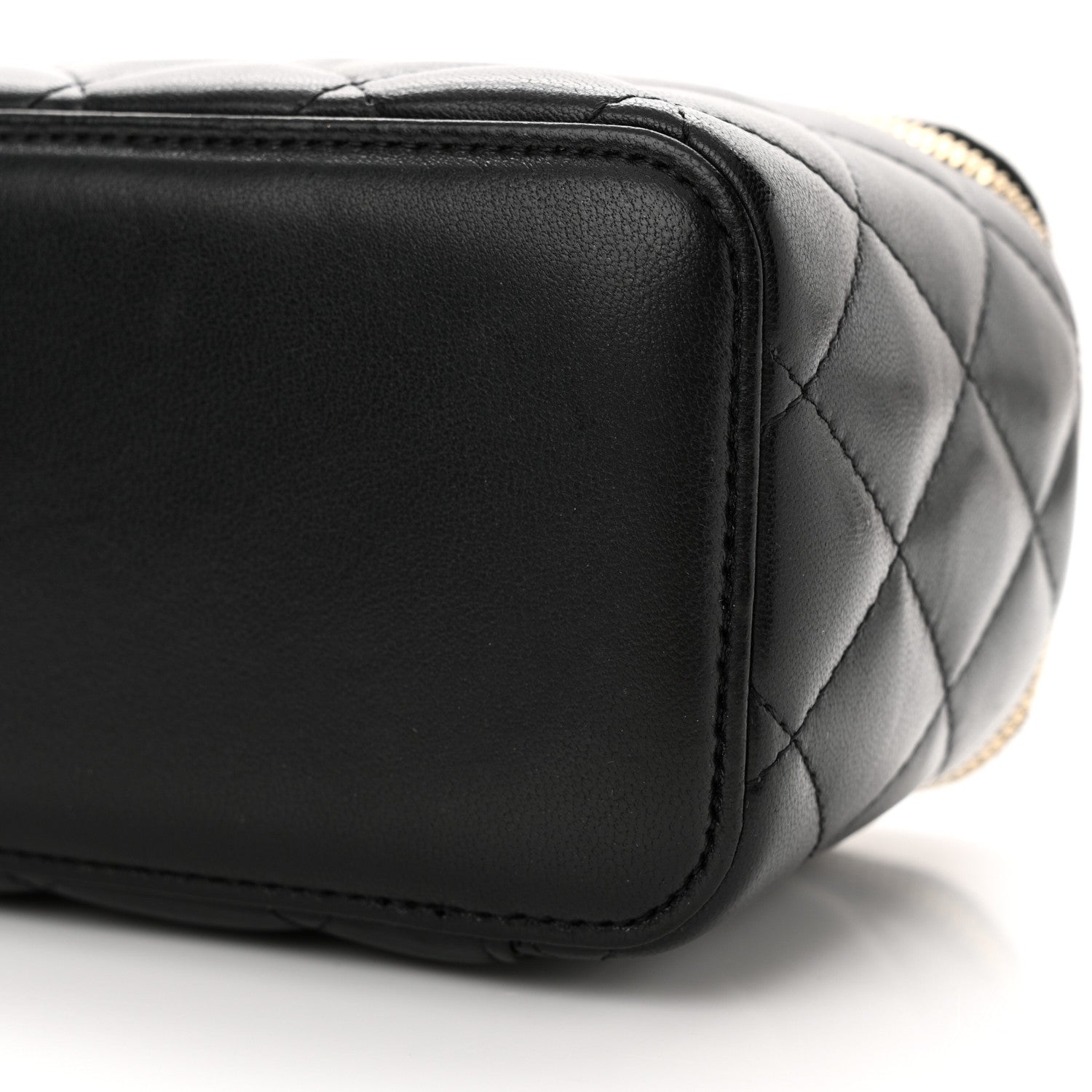 Chanel Caviar Quilted Small Vanity Case With Chain Black 10 of 13