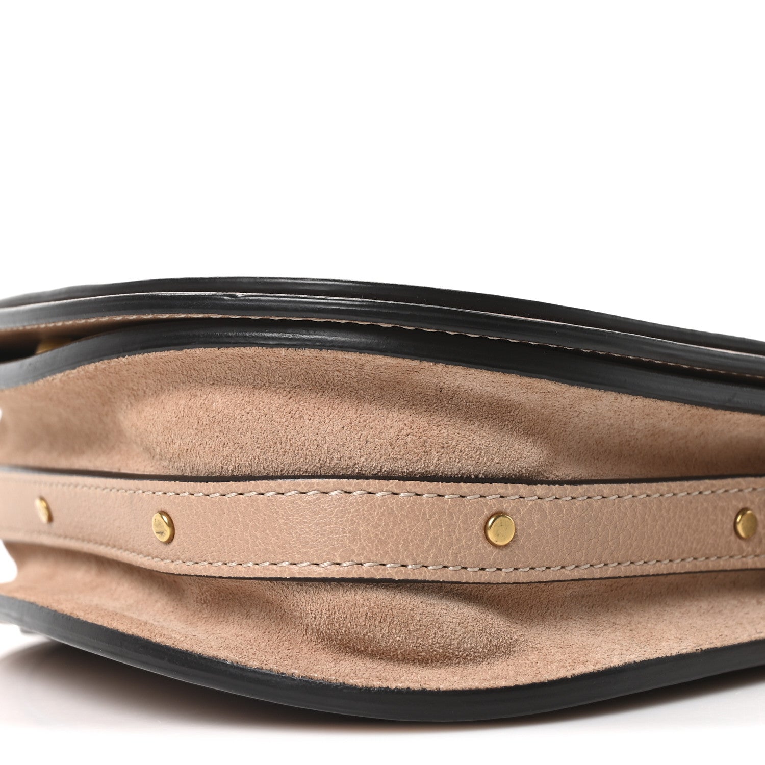 Chloe Calfskin Suede Small Nile Bracelet Bag Biscotti Beige 9 of 9