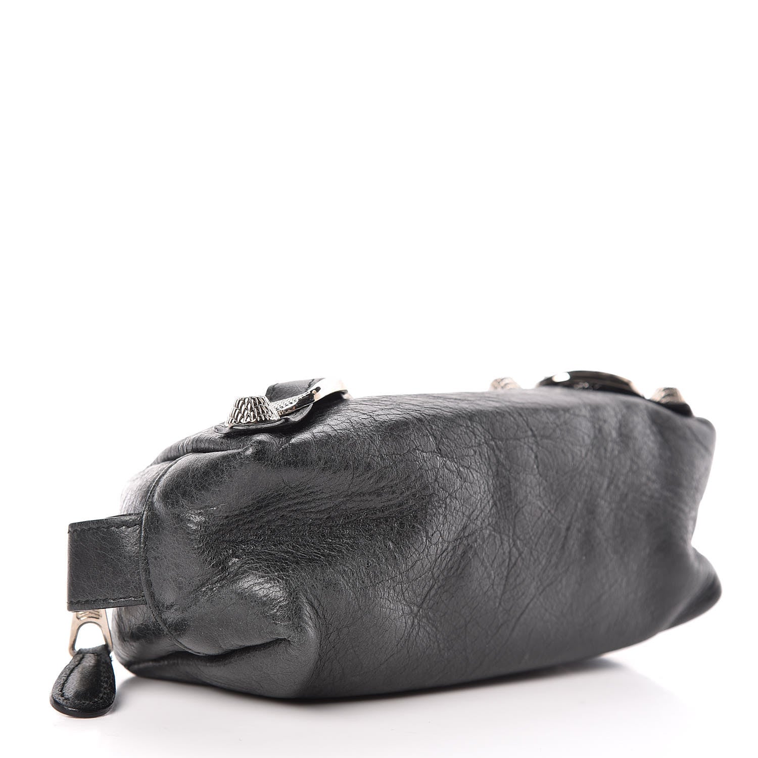 Balenciaga Agneau Giant 12 Silver Hardware Pencil Case M Black 4 of 7