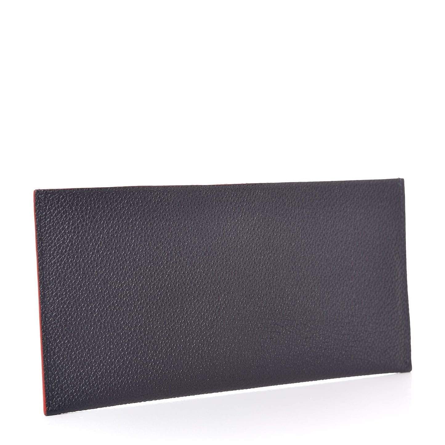 Calfskin Felicie Chain Wallet Card Holder Insert Marine Rouge