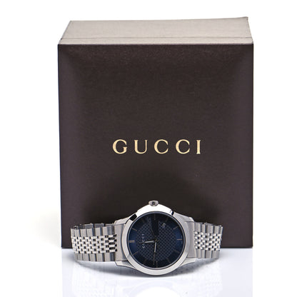 Gucci Stainless Steel 38mm G-Timeless Quartz Watch Navy 6 of 6