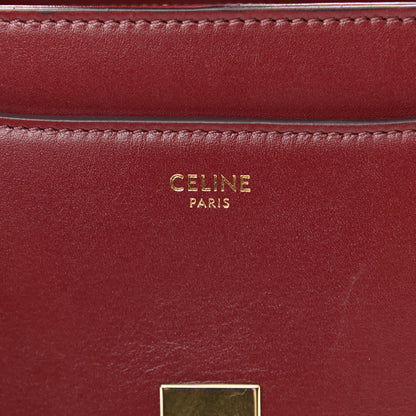 Celine Satinated Calfskin Small 16 Top Handle Bag Light Burgundy 6 of 10