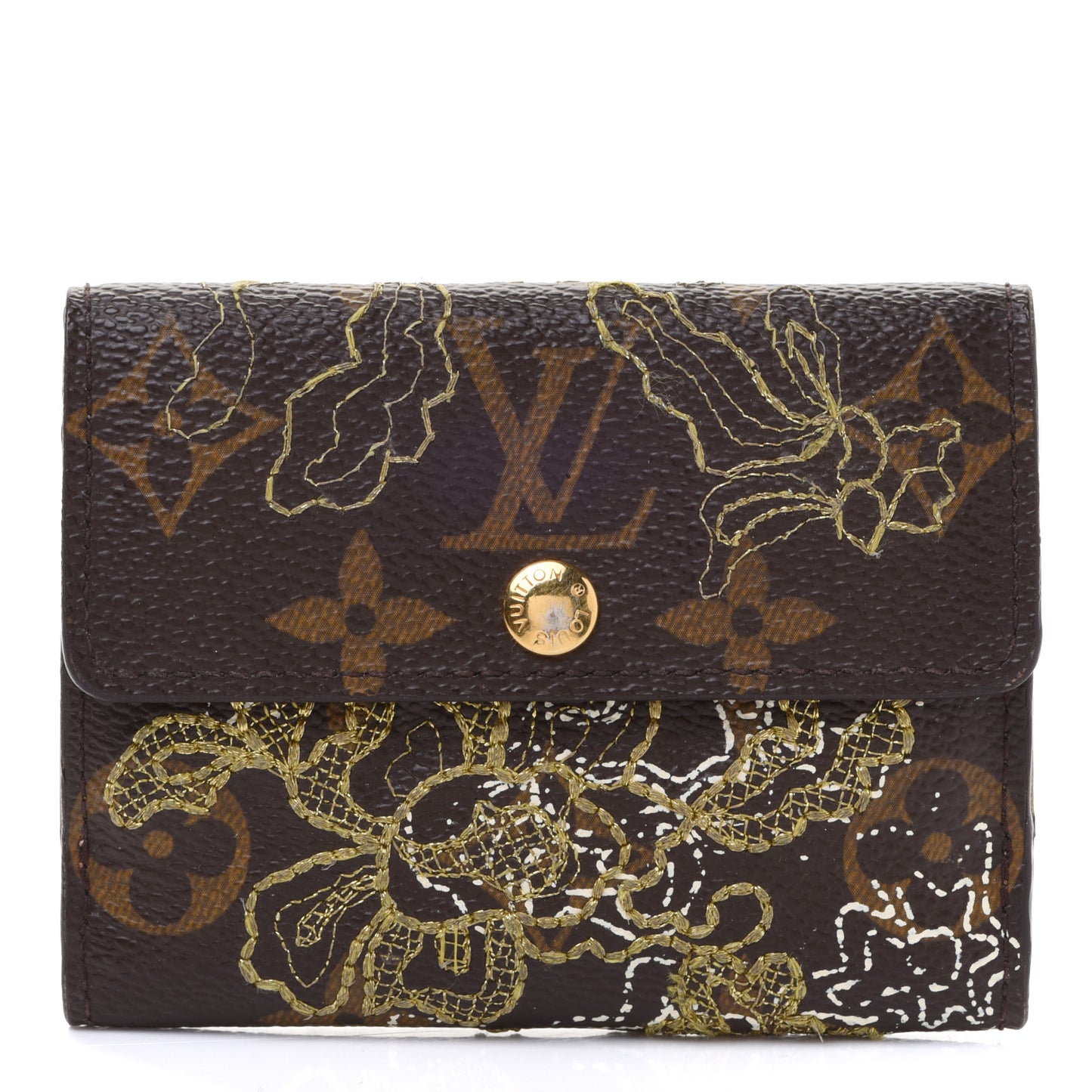 Monogram Dentelle Ludlow Wallet Gold