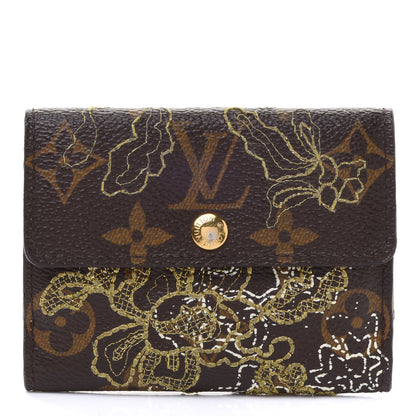 Louis Vuitton Monogram Dentelle Ludlow Wallet Gold 1 of 7