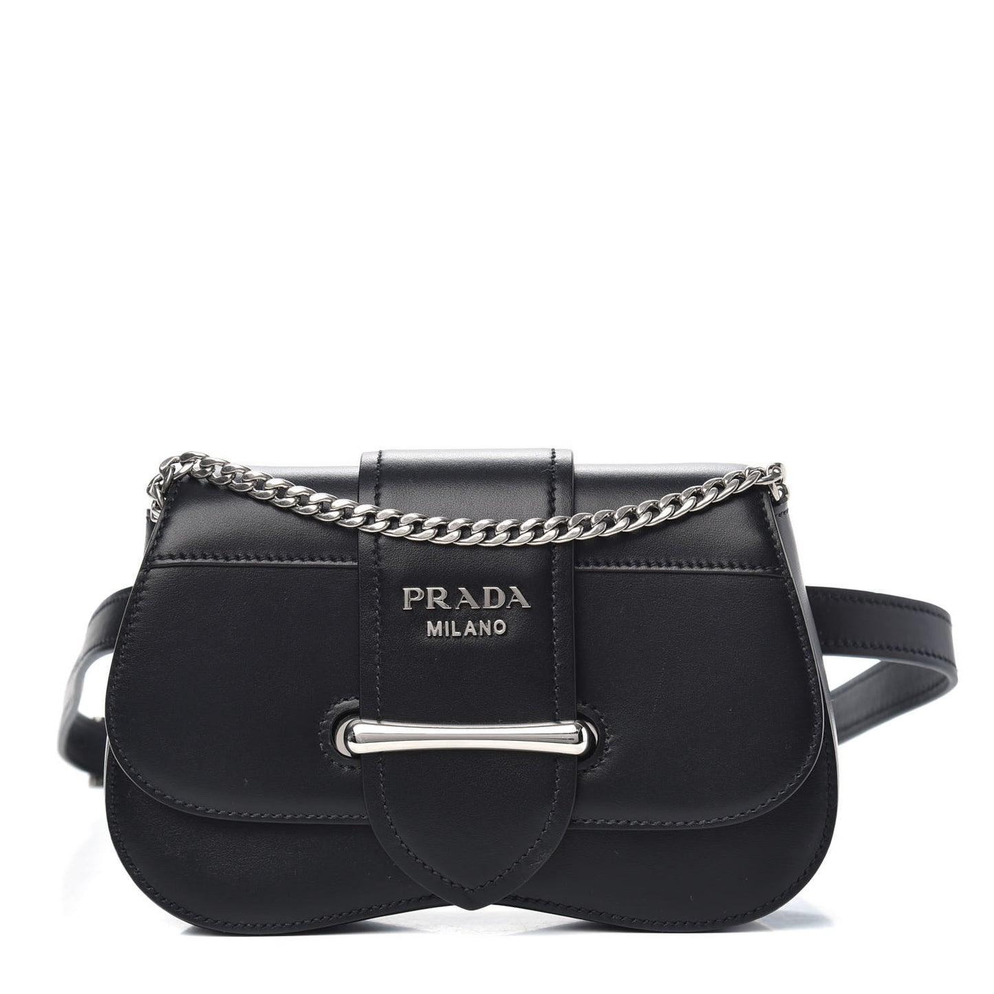 City Calfskin Sidonie Belt Bag Black
