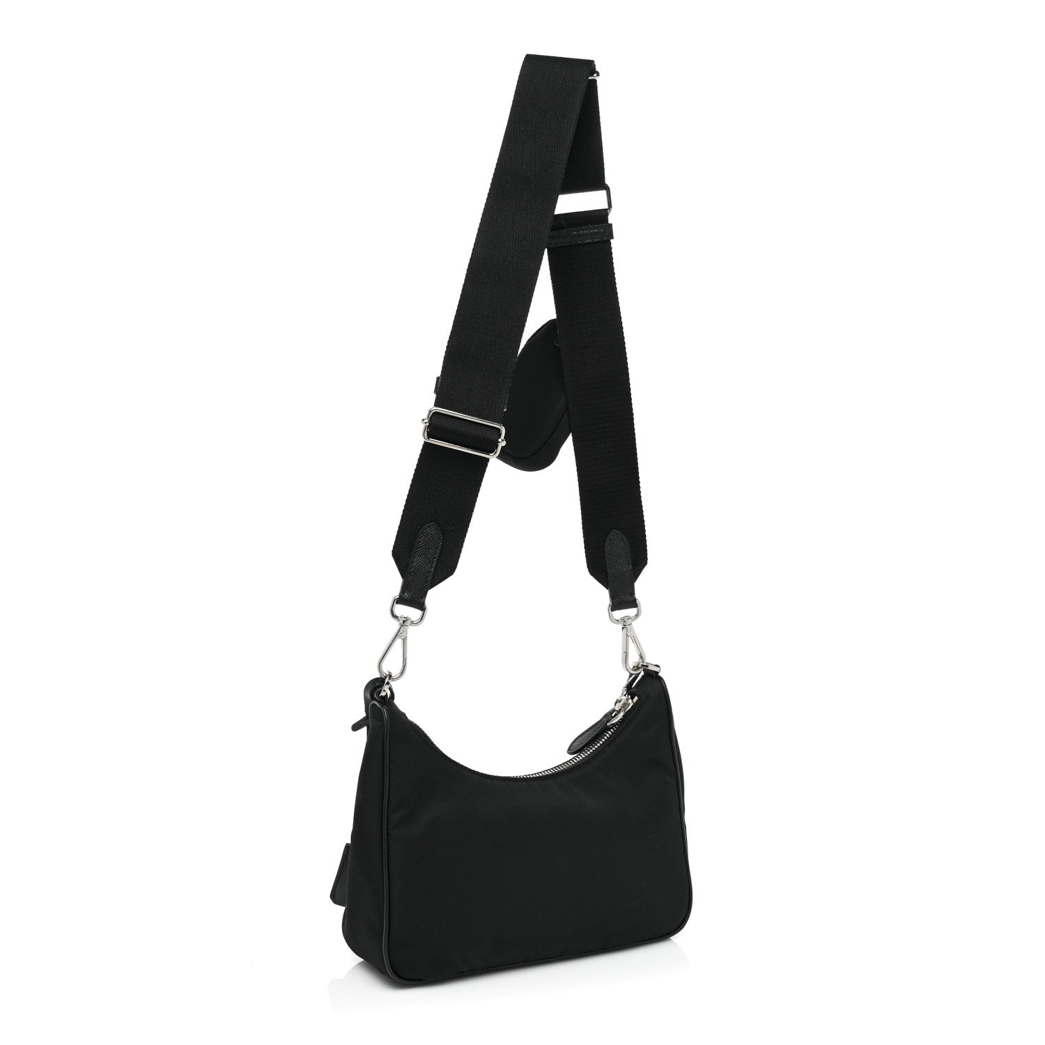 Prada Nylon Re-Edition 2005 Shoulder Bag Black 3 of 9