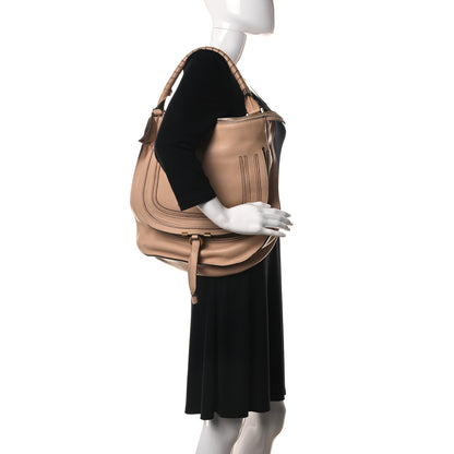 Chloe Calfskin Large Marcie Hobo Nude 2 of 27