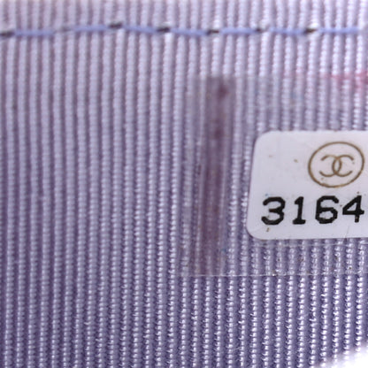 Chanel Caviar Quilted Flap Card Holder Wallet Light Purple 8 of 8