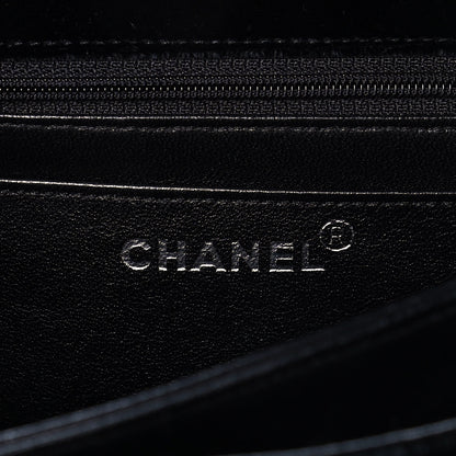 Chanel Velvet Quilted Shoulder Bag Black 6 of 12