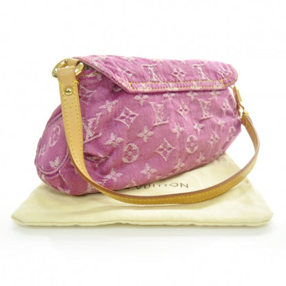 Louis Vuitton Monogram Denim Mini Pleaty Fuchsia 3 of 9