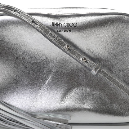 Jimmy Choo Metallic Calfskin Athini Camera Bag Silver 8 of 13
