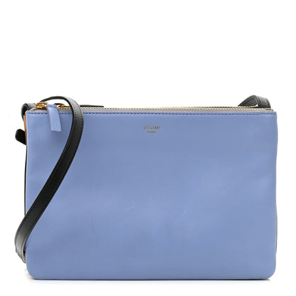Celine Lambskin Small Multicolor Trio Crossbody Bag Porcelain 1 of 10