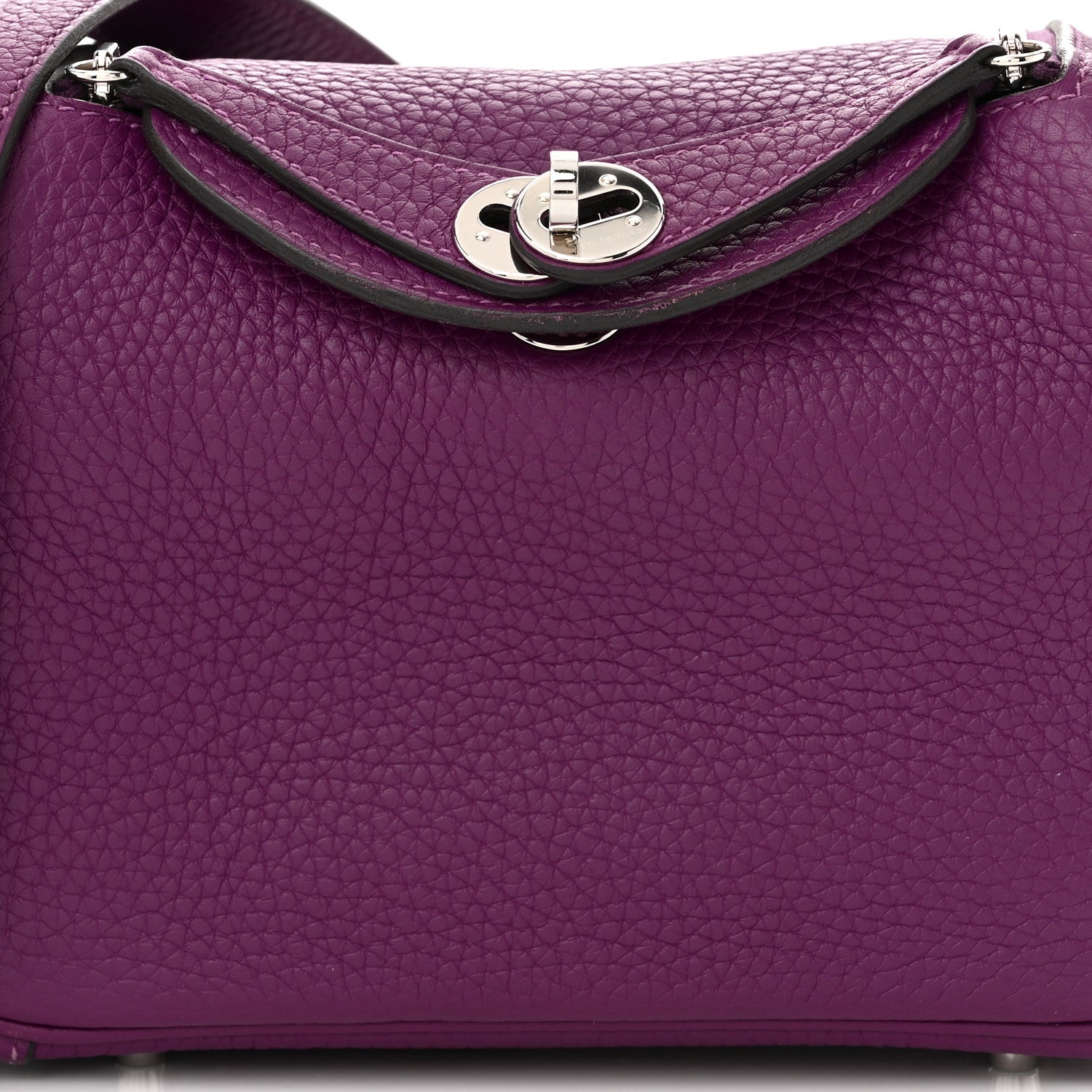 Hermes Taurillon Clemence Mini Lindy 20 Anemone 8 of 13
