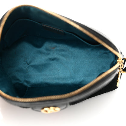 Gucci Suede Patent Web GG Small Ophidia Dome Shoulder Bag Black 5 of 15