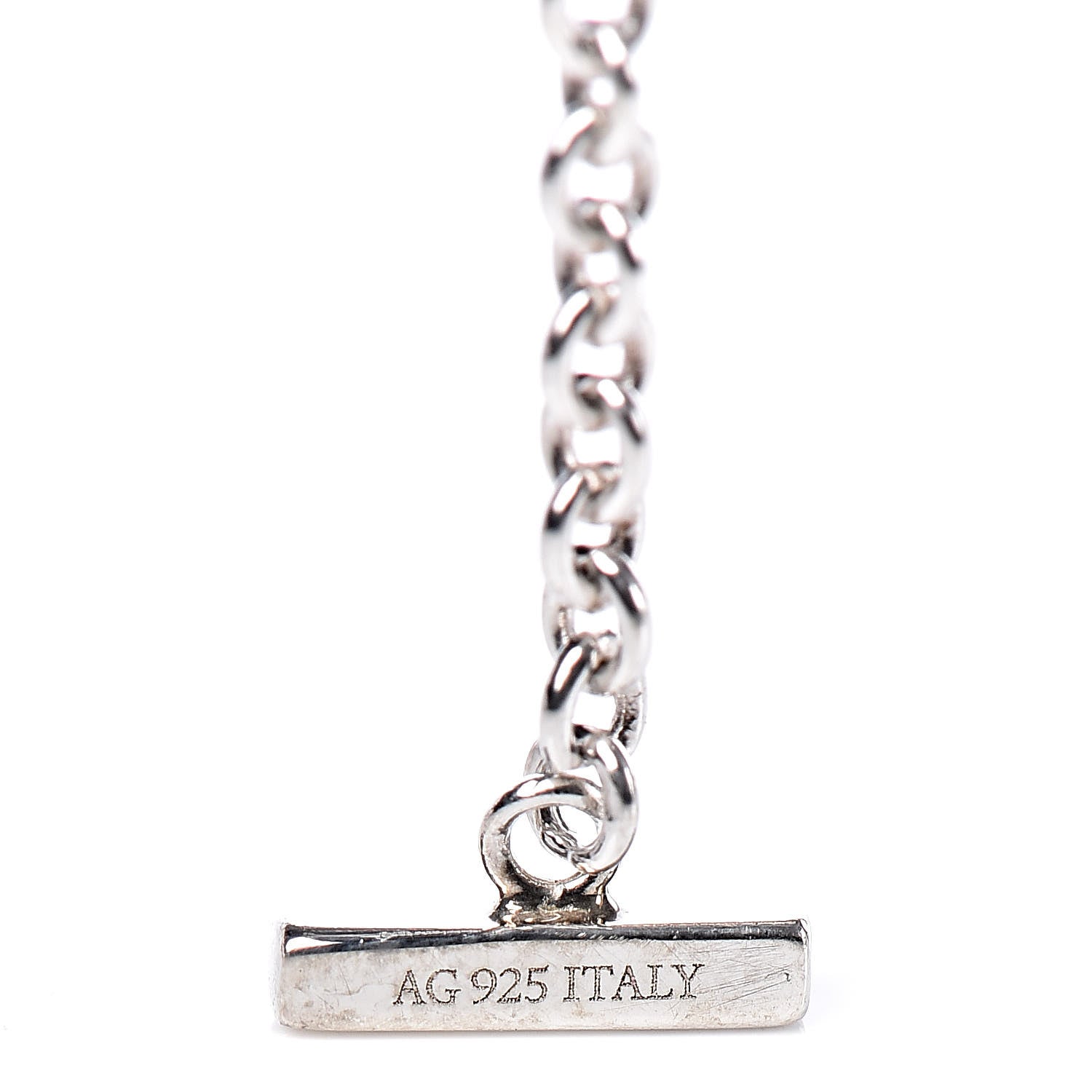 Tiffany Sterling Silver Double T Smile Bracelet 4 of 5