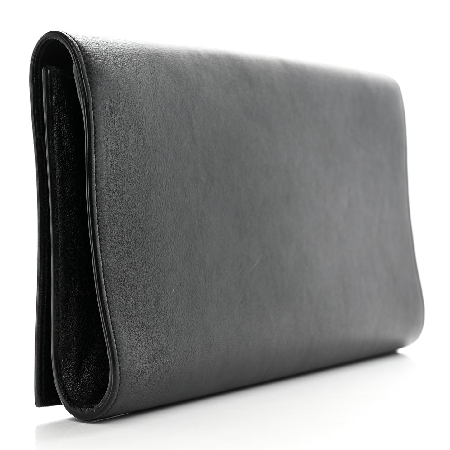 Calfskin Monogram Large Belle De Jour Clutch Black