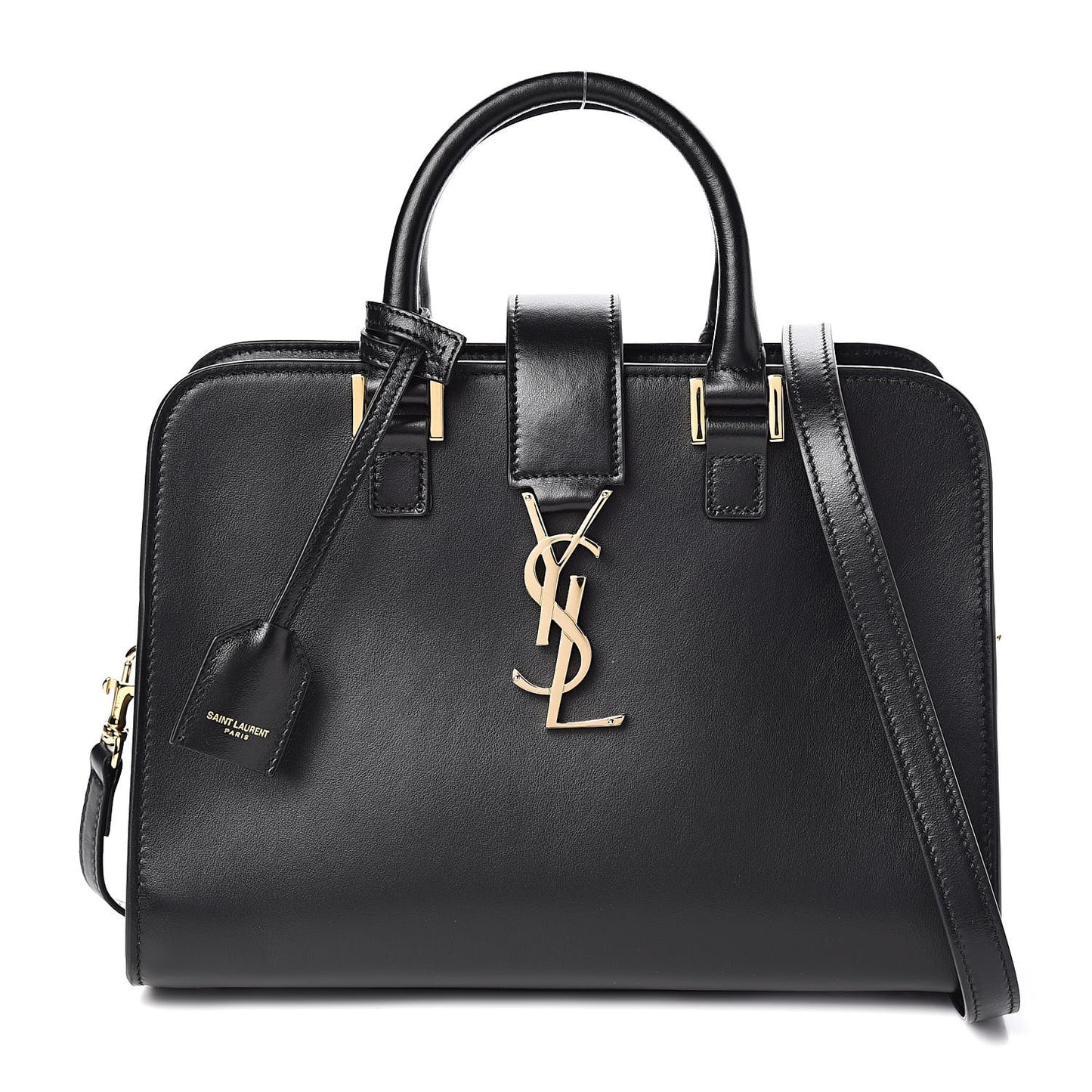 Calfskin Monogram Baby Cabas Black