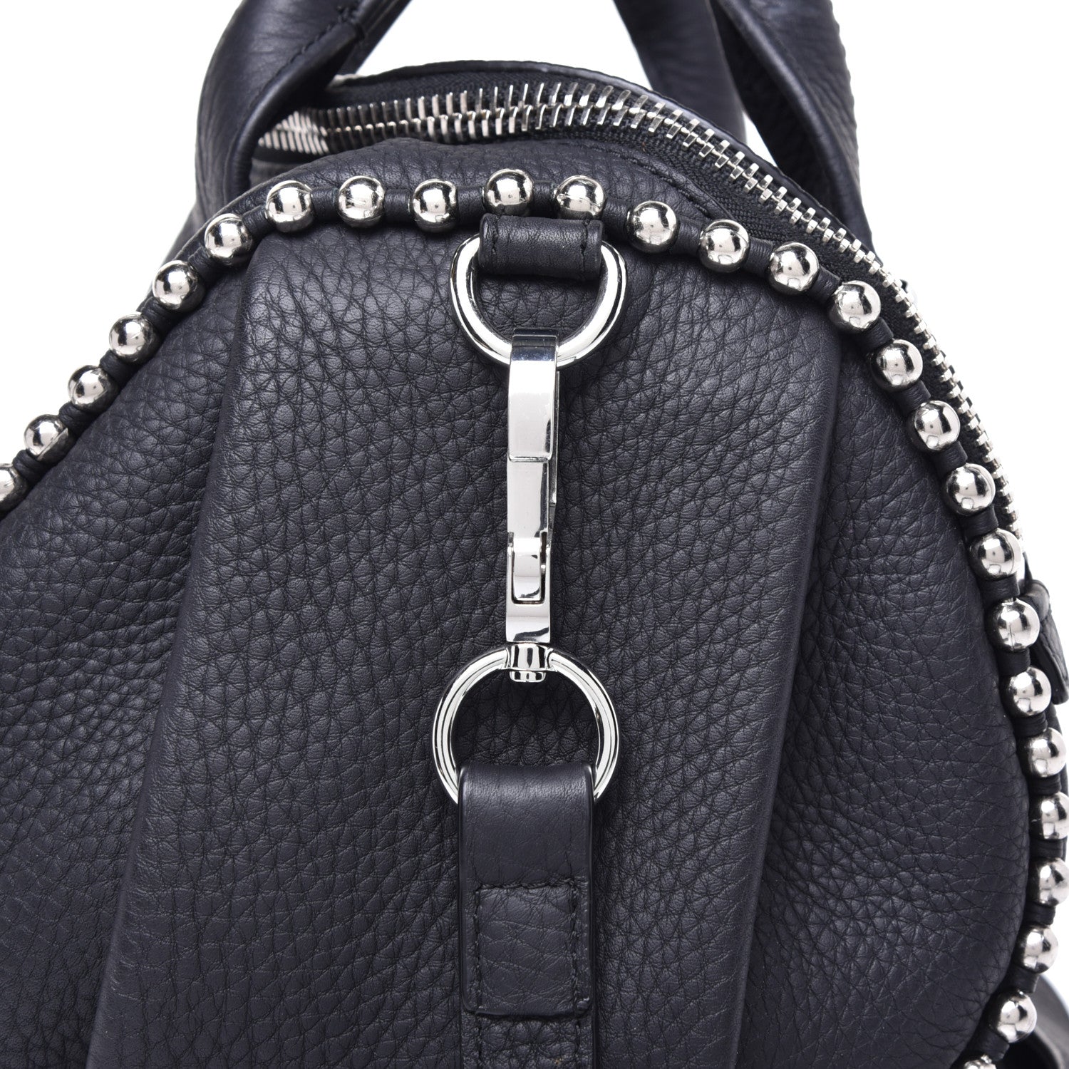 Alexander Wang Calfskin Studded Rockie Matte Black Rhodium Hardware 9 of 9