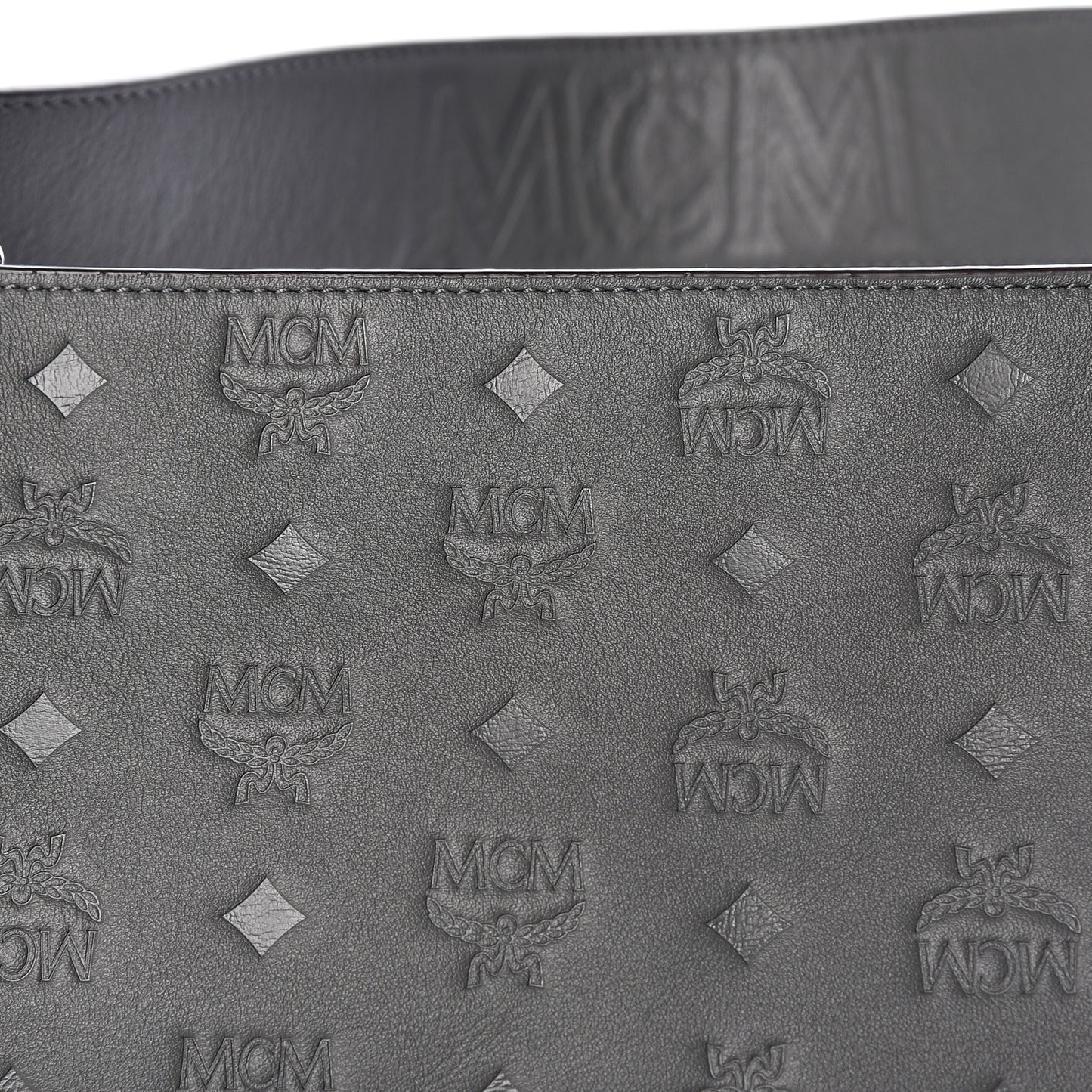 Calfskin Ottomar Monogram Large Klara Hobo Charcoal