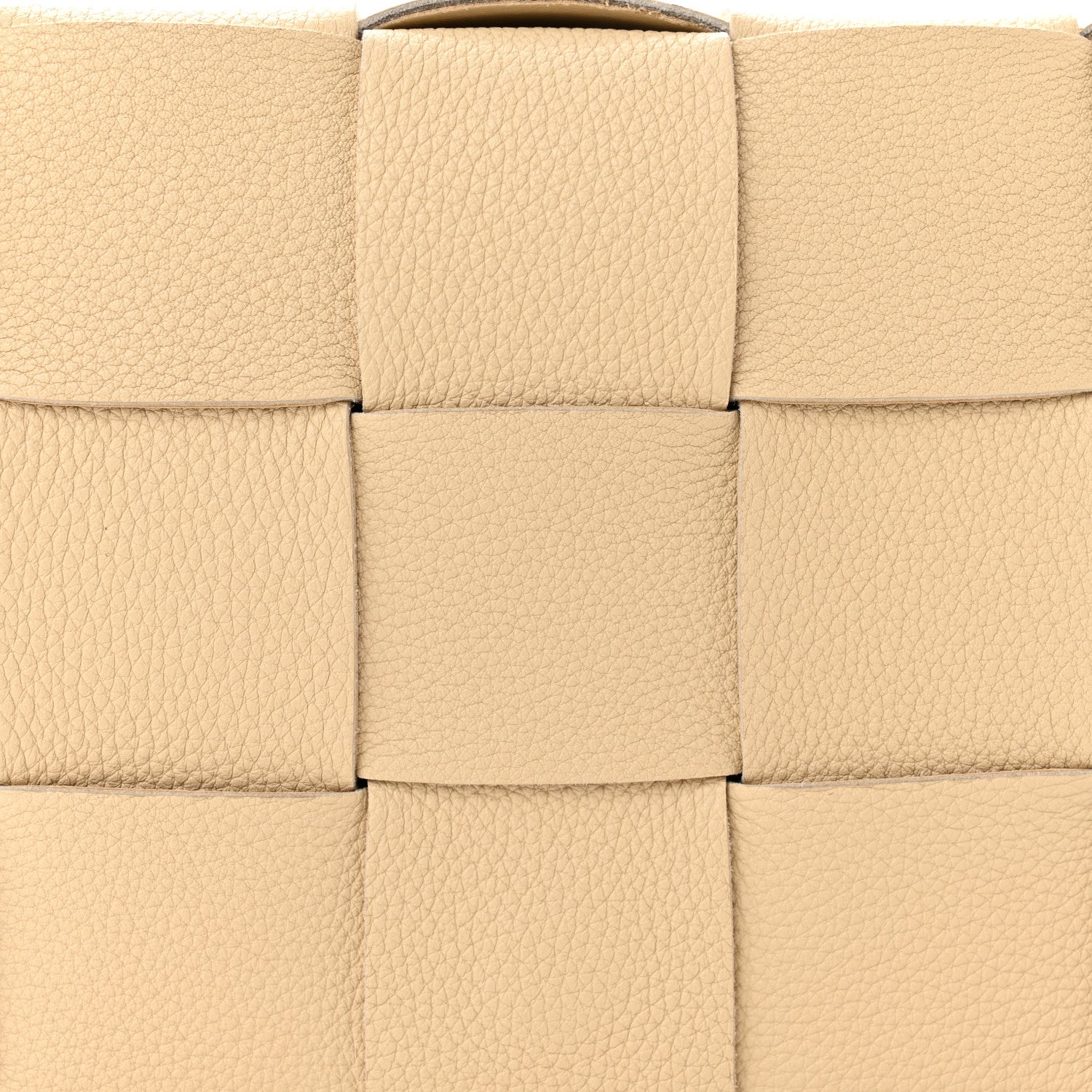 Bottega Veneta Grained Calfskin Maxi Intrecciato Cassette Crossbody Bag Porridge 8 of 12