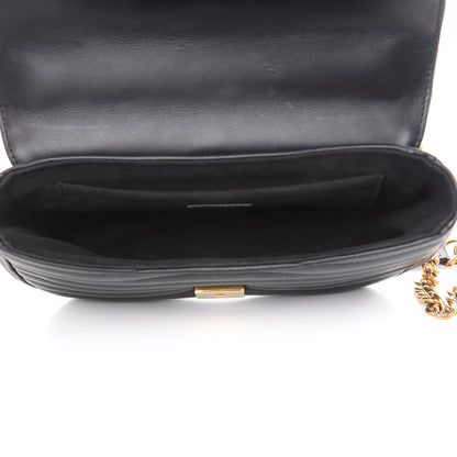 Louis Vuitton Calfskin New Wave Chain MM Black 5 of 10