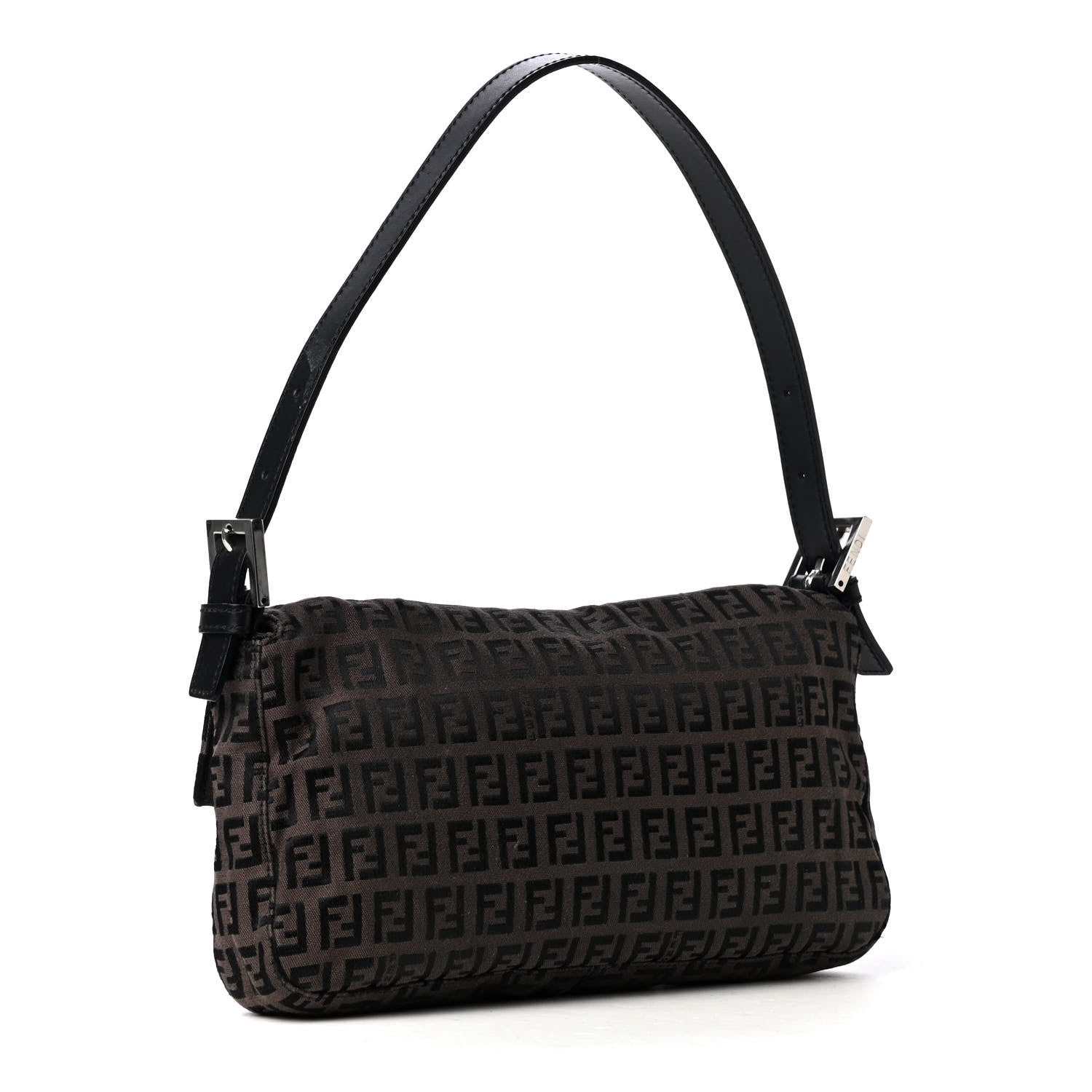 Fendi Zucchino Baguette Brown 2 of 4