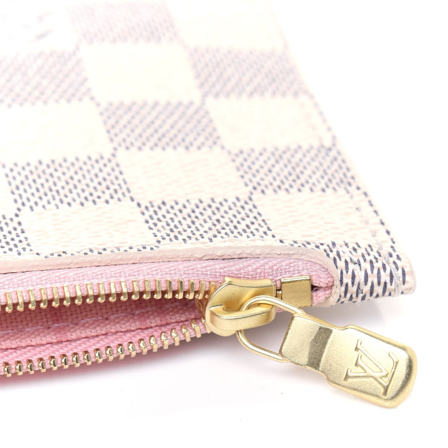 Damier Azur Neverfull MM GM Pochette Rose Ballerine
