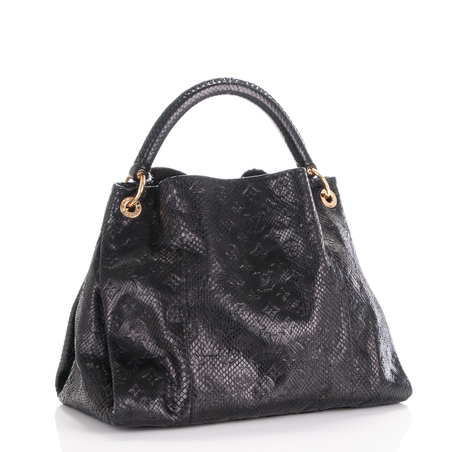 Louis Vuitton Snakeskin Embossed Monogram Artsy MM Black 3 of 7