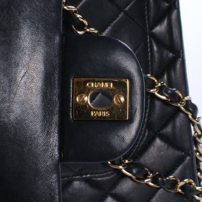 Chanel Lambskin Medium Double Flap Black 7 of 10