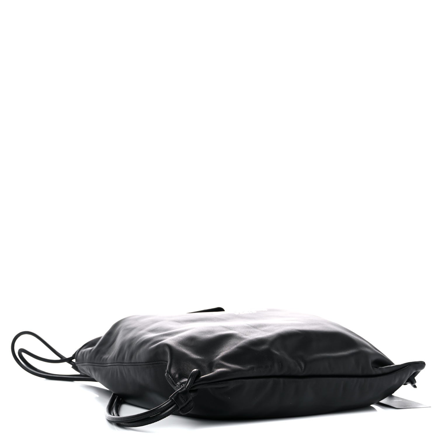 Saint Laurent Lambskin Teddy Drawstring Bag Black 5 of 12