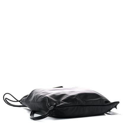 Saint Laurent Lambskin Teddy Drawstring Bag Black 5 of 12