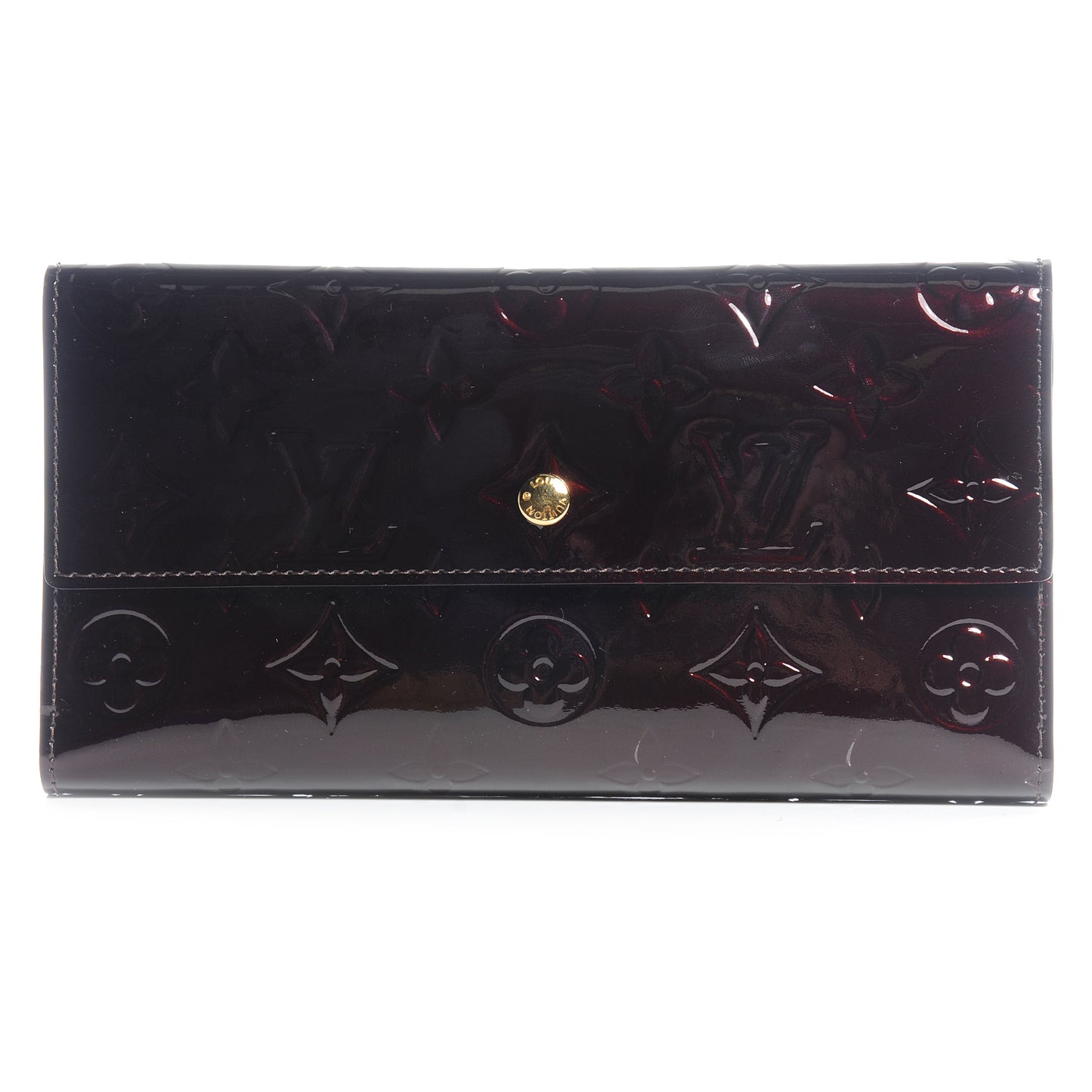 Vernis Porte Tresor International Wallet Amarante