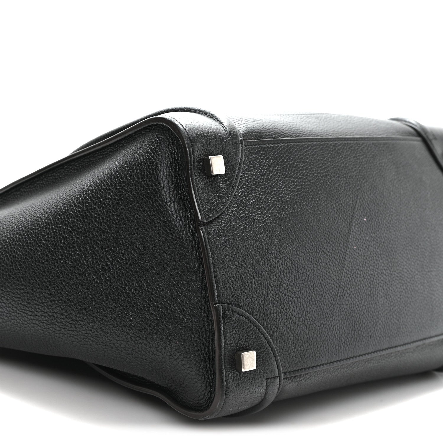 Celine Grained Calfskin Medium Phantom Luggage Black 8 of 10