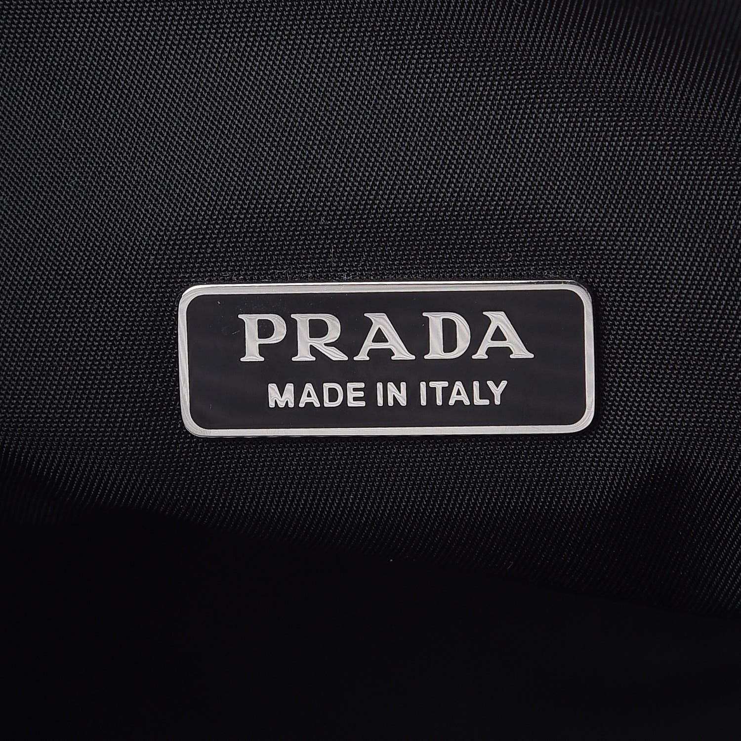 Prada Tessuto Spazzolato Ouverture Bucket Bag Black 6 of 7