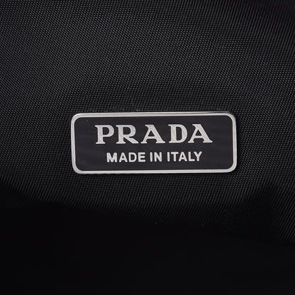 Prada Tessuto Spazzolato Ouverture Bucket Bag Black 6 of 7