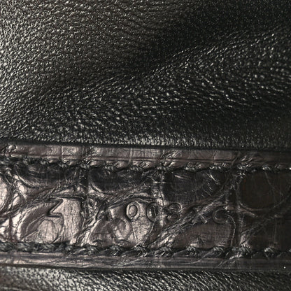 Hermes Matte Alligator Picotin Lock 18 Black 7 of 12