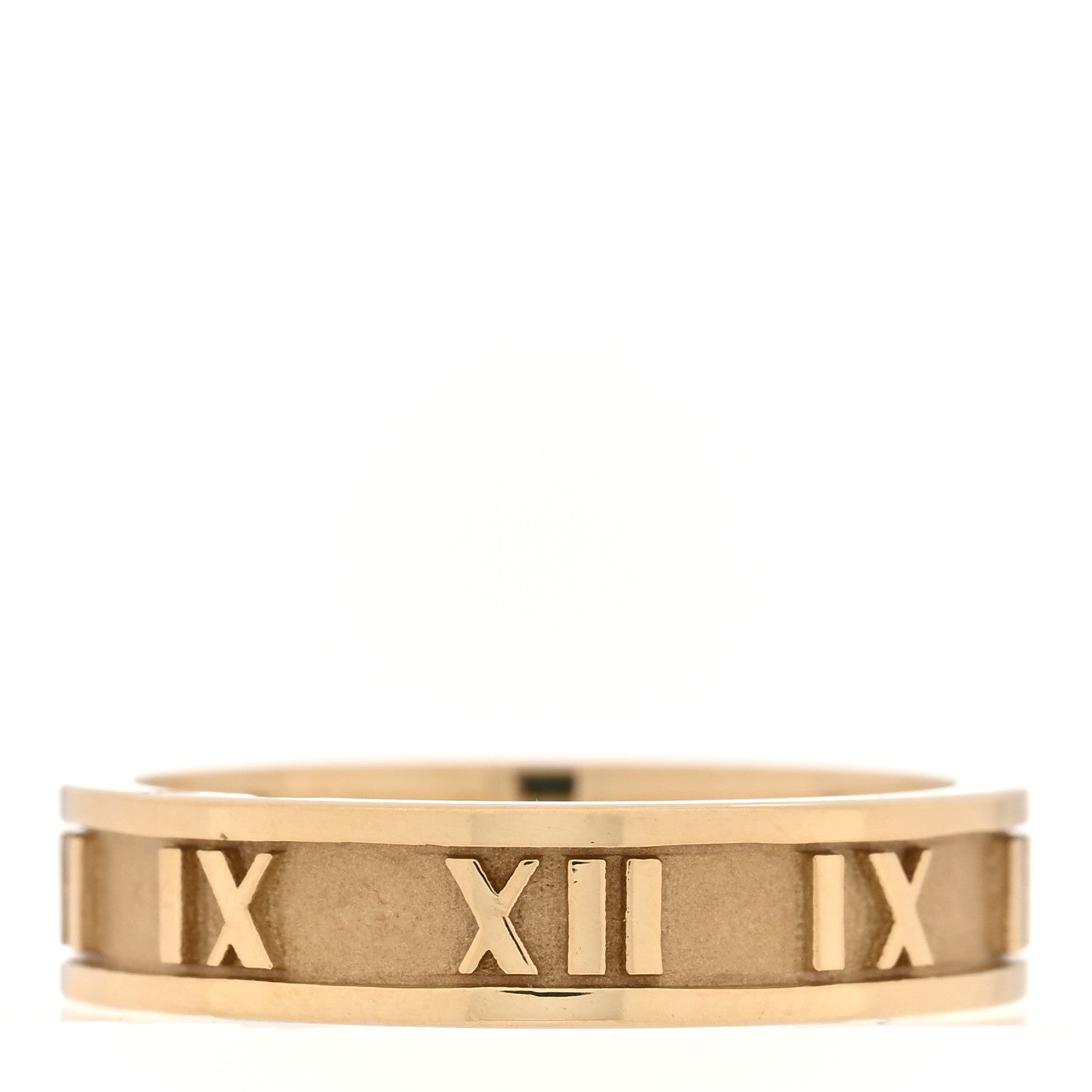 Tiffany 18K Yellow Gold Atlas Ring 49 5 3 of 4