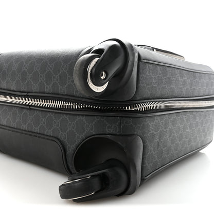 Gucci GG Supreme Monogram Gran Turismo Suitcase Black Grey 9 of 9