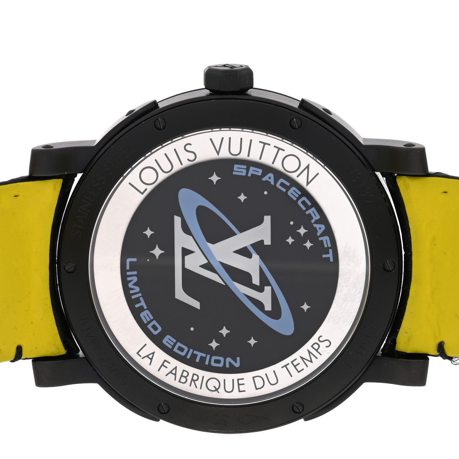 Louis Vuitton Stainless Steel Alligator 39mm Escale Time Zone Automatic Watch Grey 4 of 4