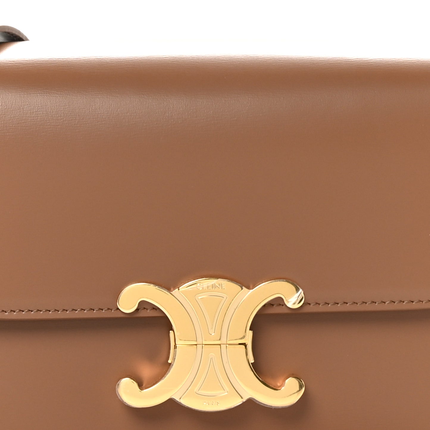 Shiny Calfskin Teen Triomphe Bronze