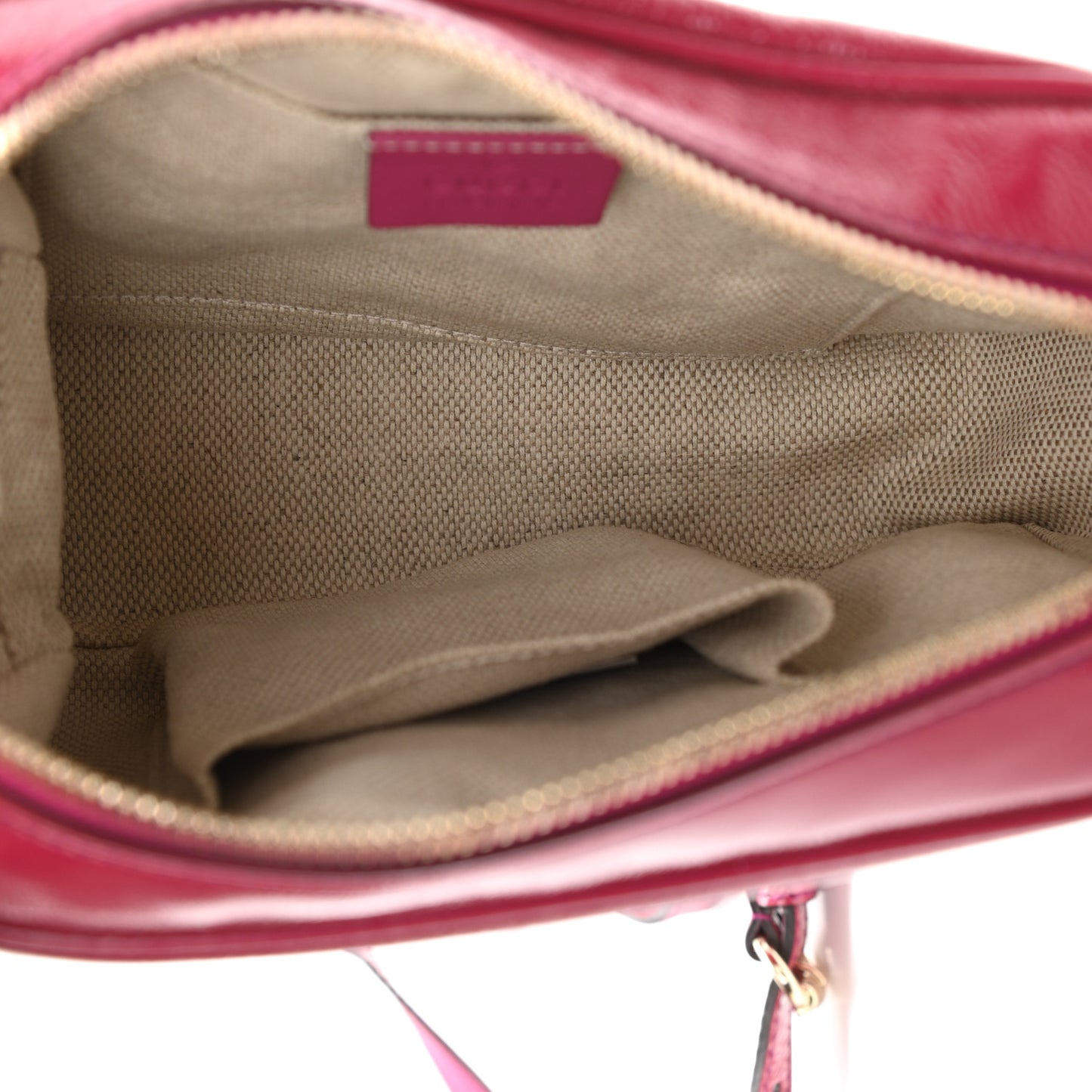 Soft Patent Small Soho Disco Bag Bright Bougainvillea