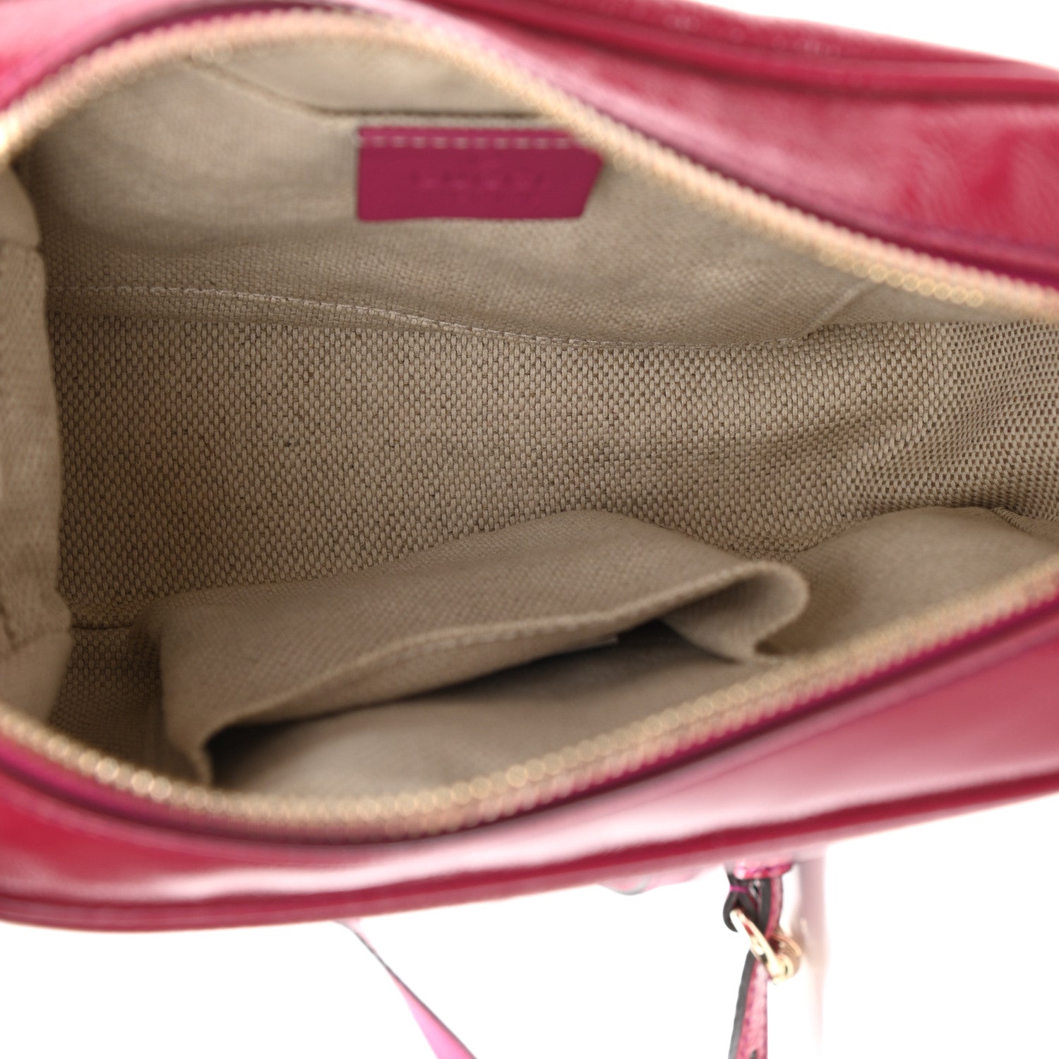 Gucci Soft Patent Small Soho Disco Bag Bright Bougainvillea 5 of 11